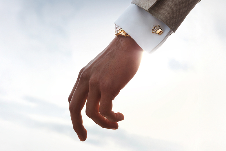 Rolex cufflinks Banner Image