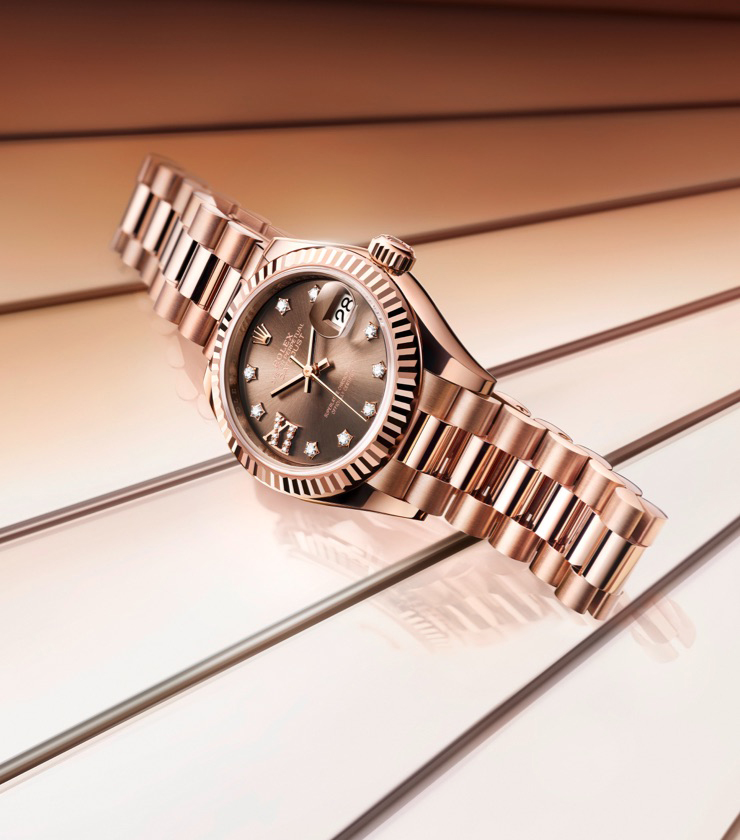 Rolex Lady-Datejust Oyster, Everose gold
