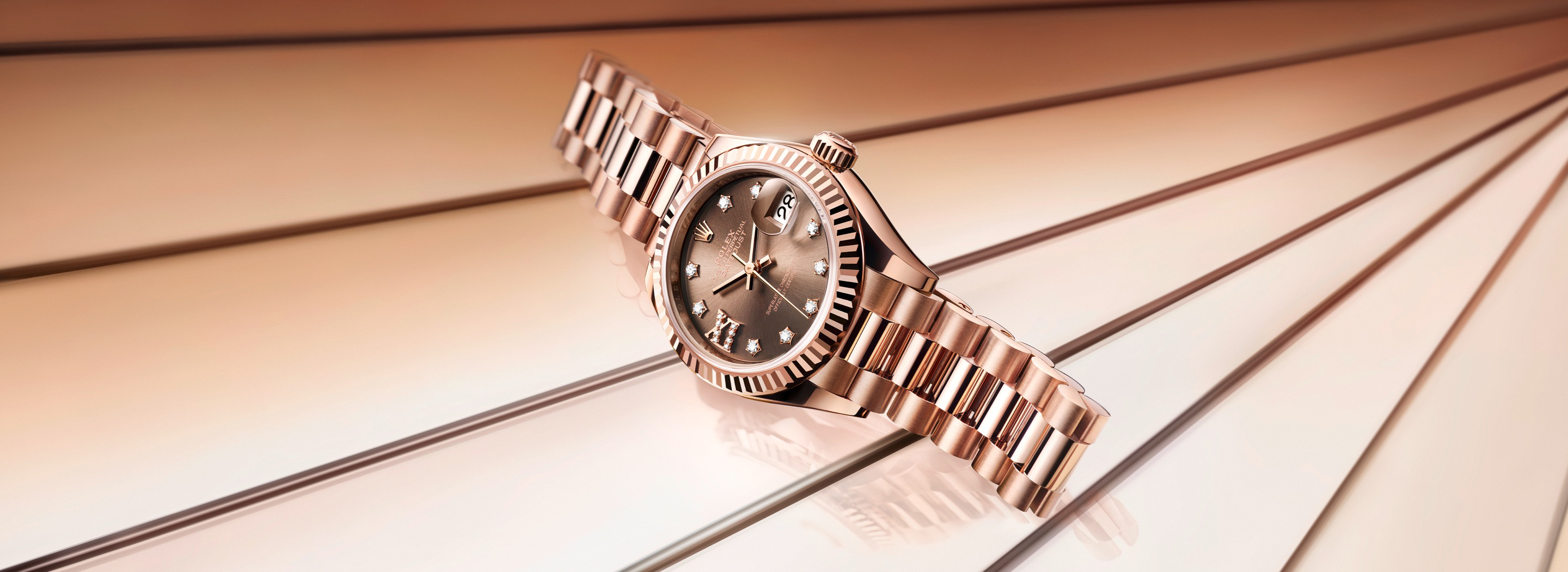 Rolex Lady-Datejust Oyster, Everose gold