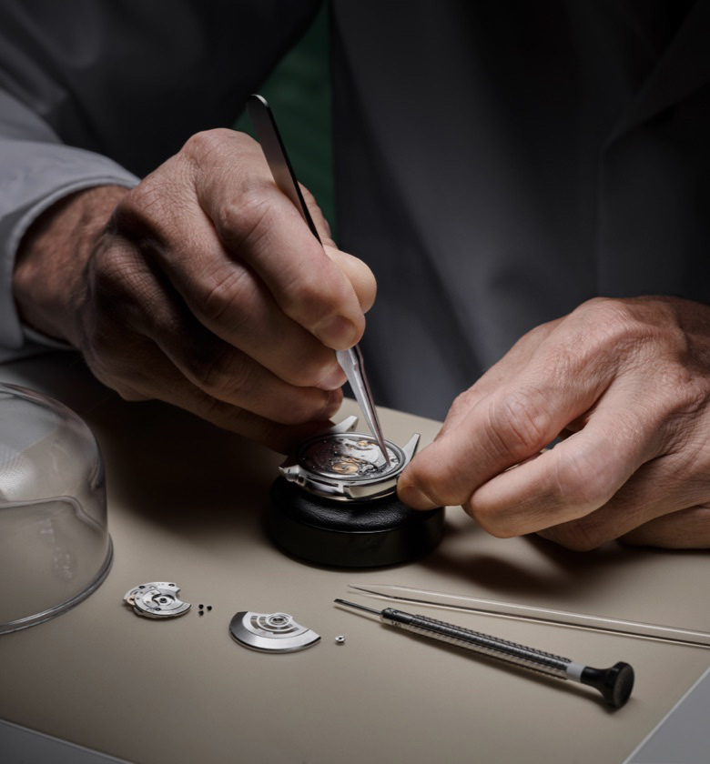 Dismantling of the rolex watch