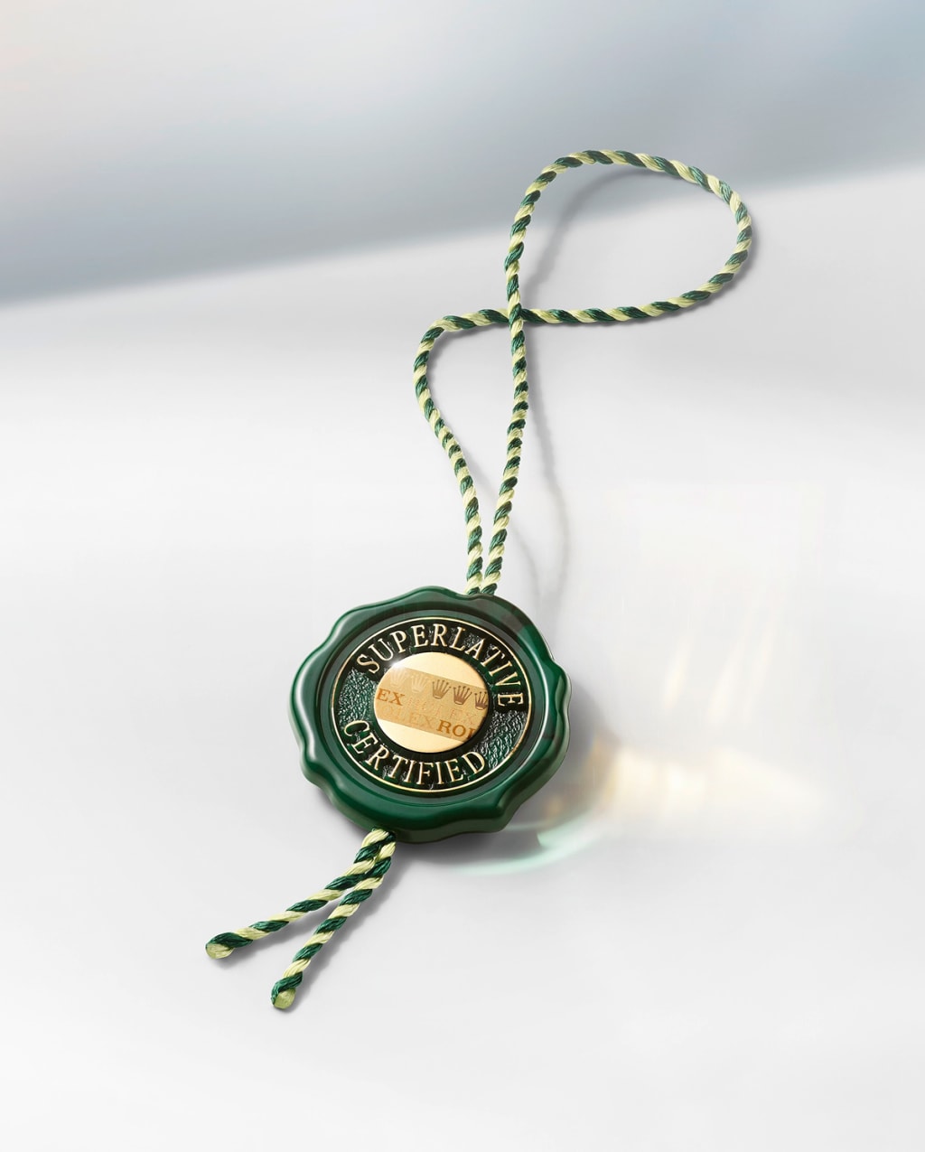 Rolex superlative certified tag