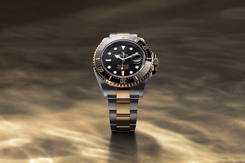 Rolex Sea-Dweller Oyster, Oystersteel and yellow gold