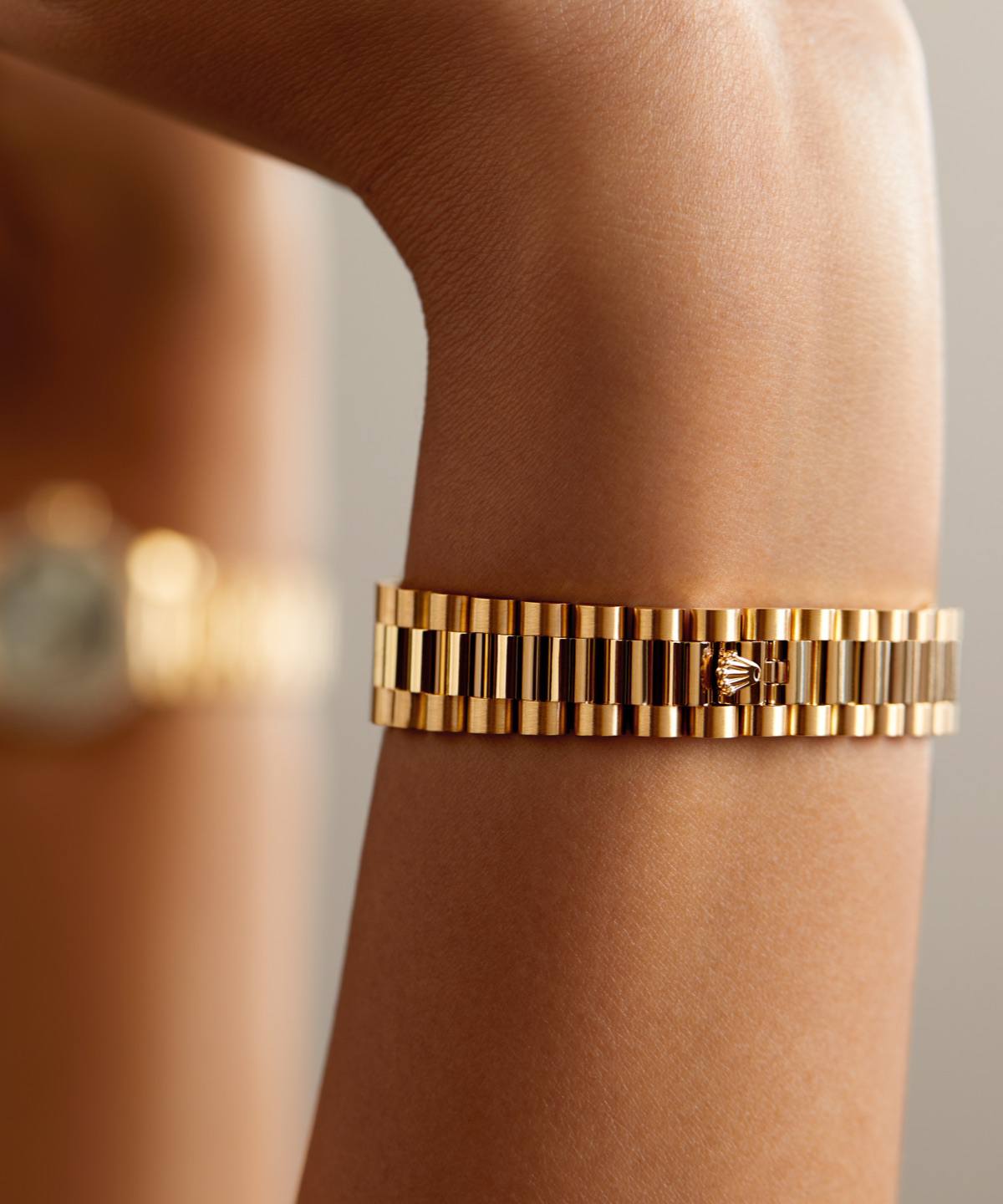 Rolex Lady-Datejust three-piece link Oyster bracelet