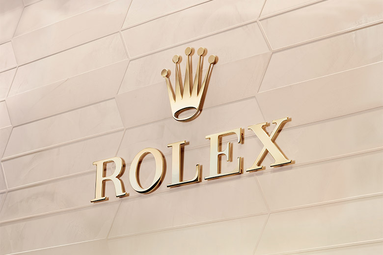 Rolex logo with crown