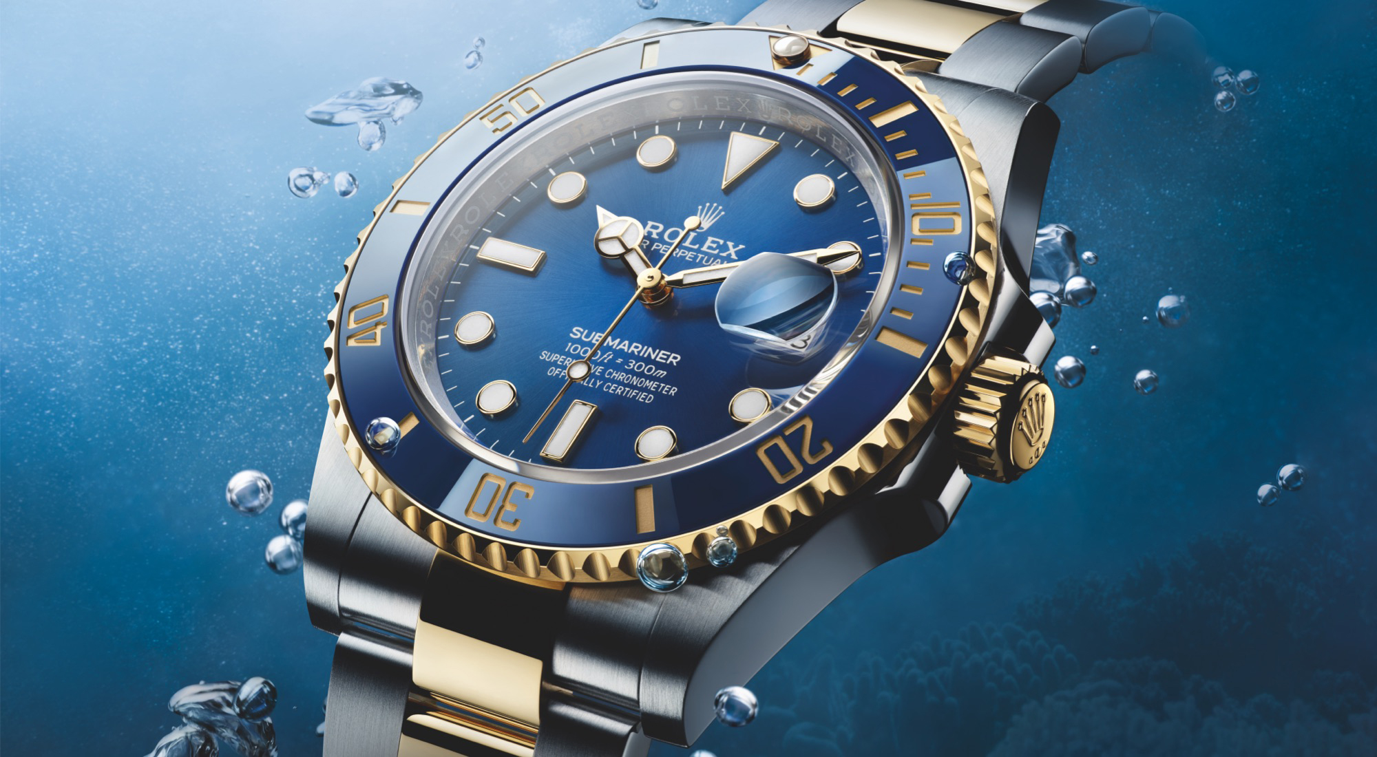 Rolex Submariner Date Oyster, Oystersteel and yellow gold